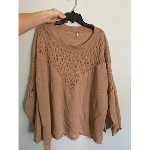 Free People Boho Oversized Sweater